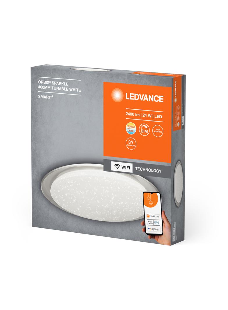 Plafon LED Lampa Sufitowa ORBIS SPARKLE 24W 2400lm CCT 46cm SMART+ WIFI 4058075573475 LEDVANCE
