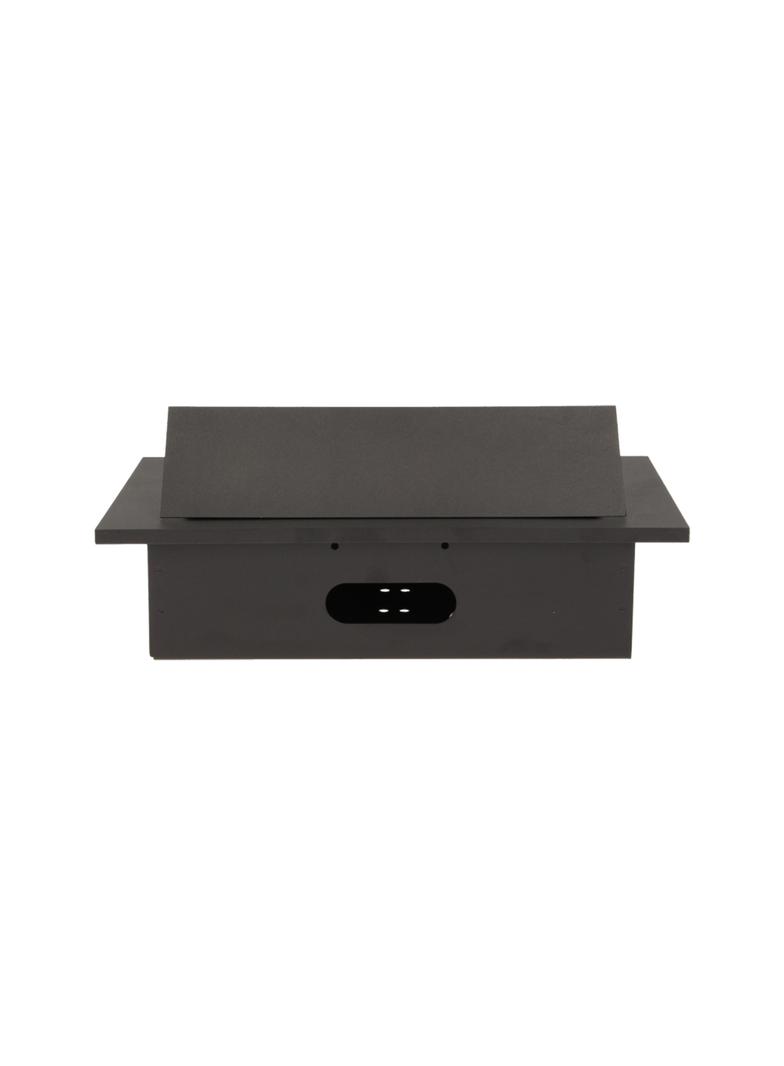 Gniazdo meblowe wpuszczane w blat z grubym rantem 2x2P+Z 3 porty USB czarne OR-AE-1324/B ORNO