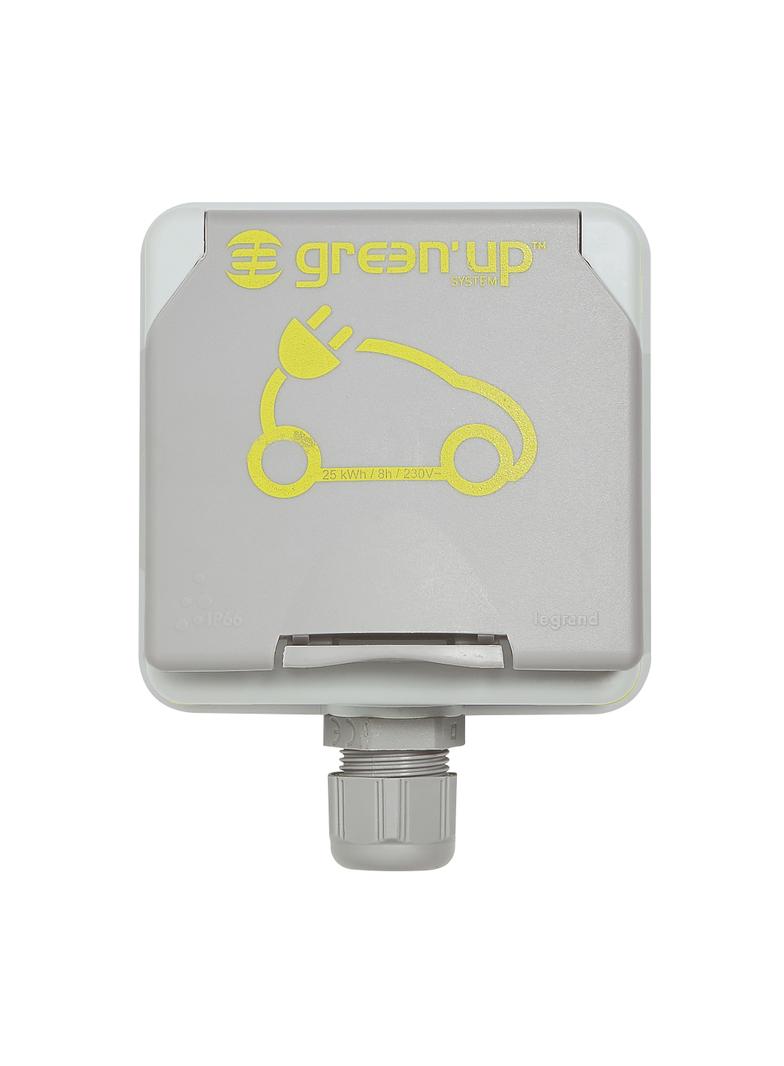 Green:Gniazdo 2P+Z Plexo 090471 LEGRAND