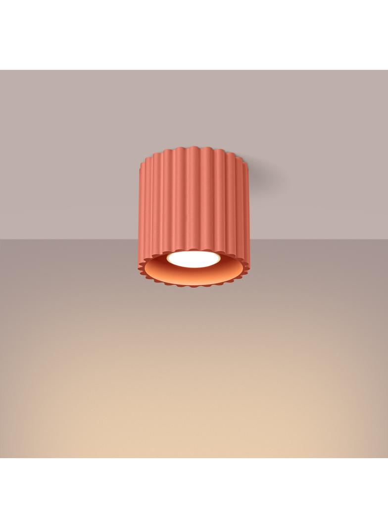 SOLLUX Plafon AURA 1 brzoskwiniowy GU10 ; SL.1824