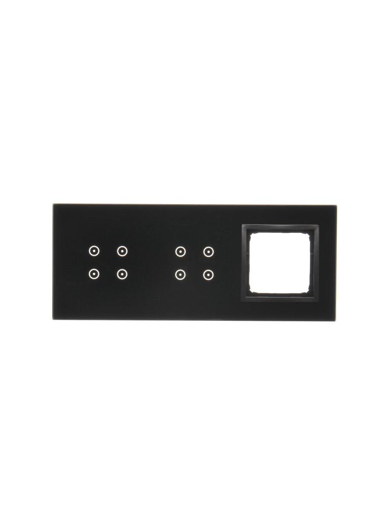 Simon 54 Touch Panel dotykowy S54 Touch 3 moduły 4 pola dotykowe + 4 pola dotykowe + 1 otwór na osprzęt S54 księżycowa lawa DSTR3440/74 KONTAKT