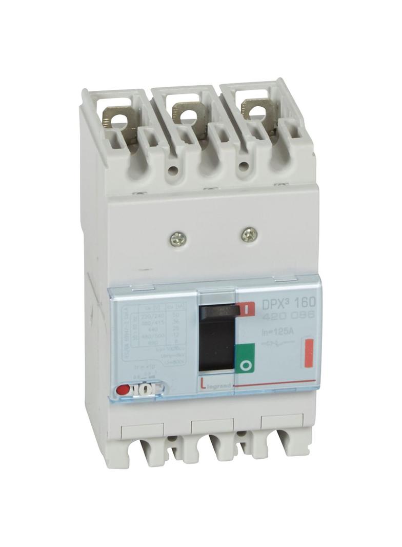 Wyłącznik DPX3 160 3P 125A 36kA 420086 LEGRAND