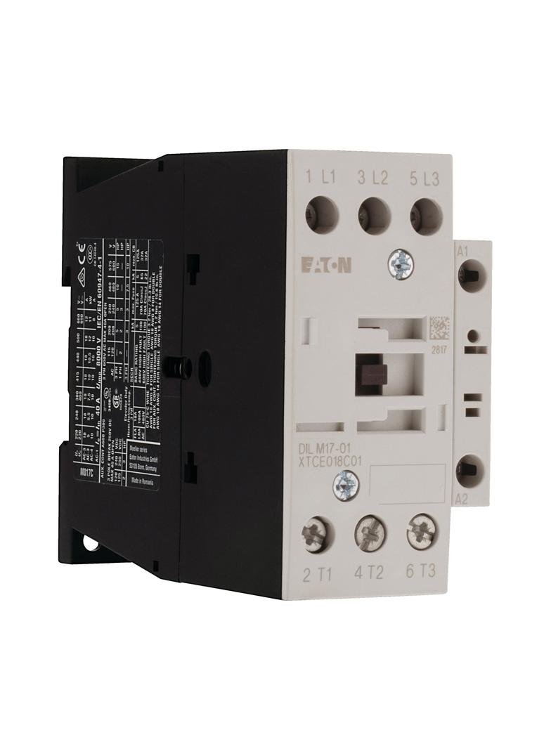 Stycznik mocy 17A 3P 24-27V DC 0Z 1R DILM17-01 (RDC24) 277050 EATON
