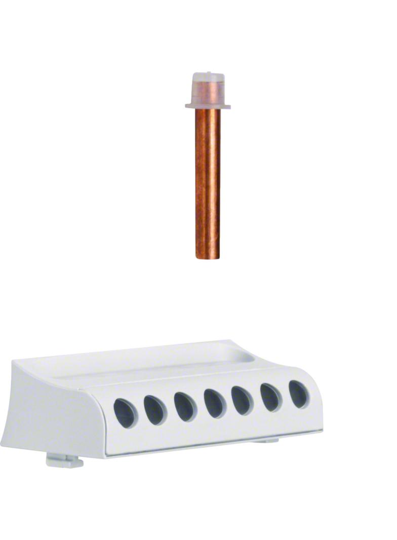 Blok rozdzielczy dodatkowy N 100A - 7 zacisków KJ07NB HAGER