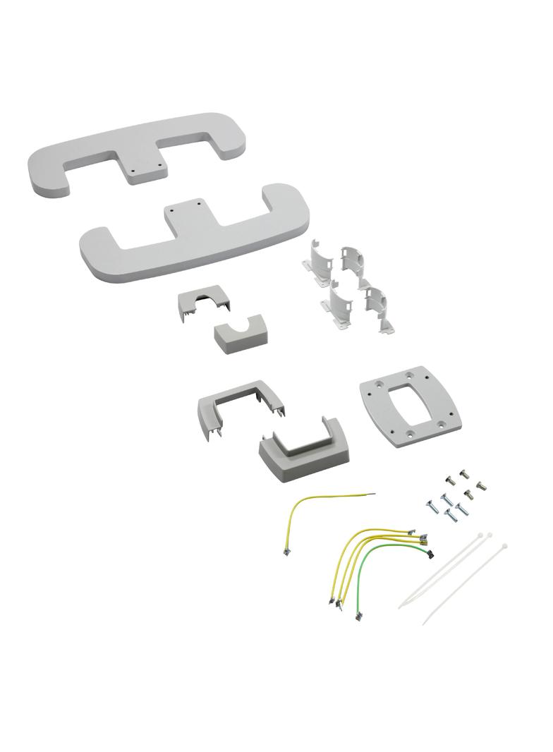 Kolumna ruchoma 1-komorowa dwustronna 2m, aluminiowa, Legrand