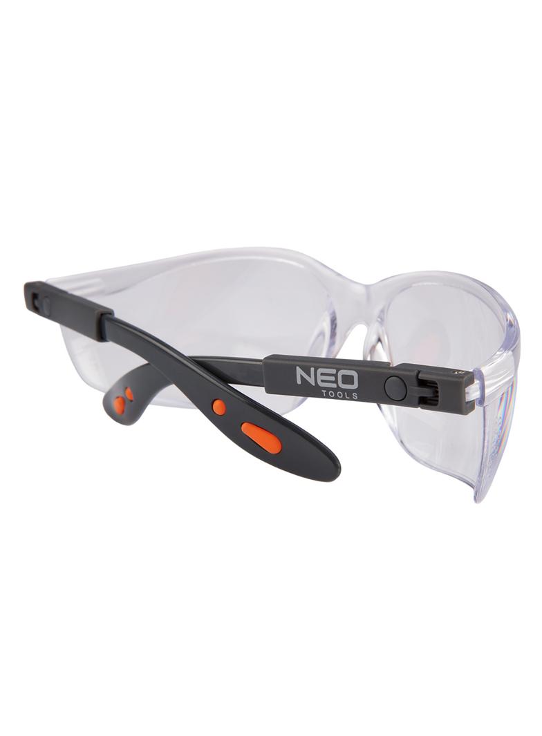 Okulary ochronne poliwęglanowe, białe soczewki