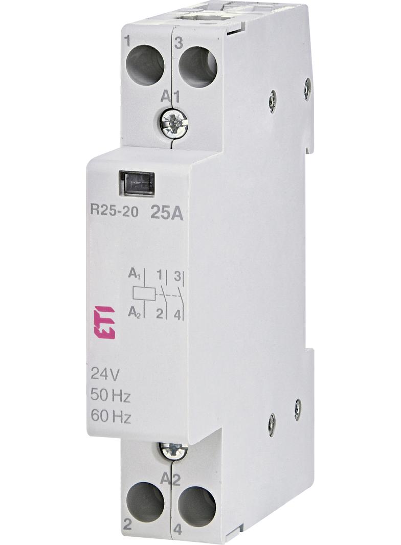 R 20-20 24V STYCZNIK MODUŁ.20A 2 STYKI ZWIERNE (1 MOD.2 BIEG.)