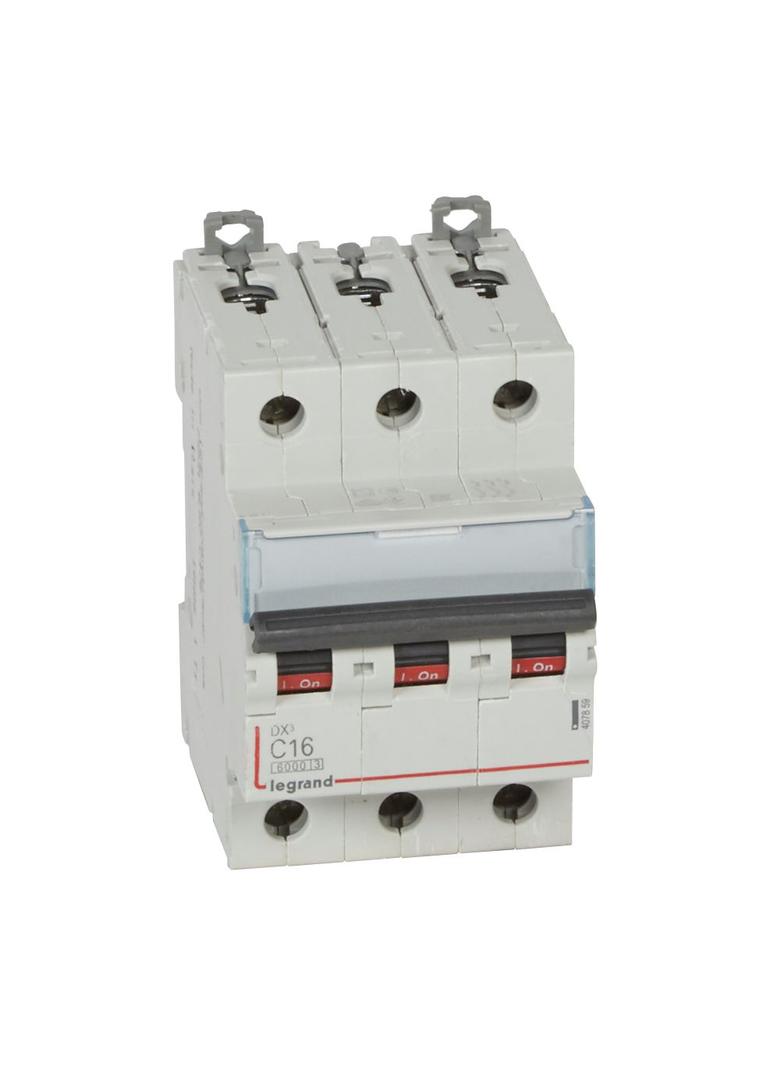 Wyłącznik Nadprądowy S 303 3P C16A 6kA DX3 407859 LEGRAND