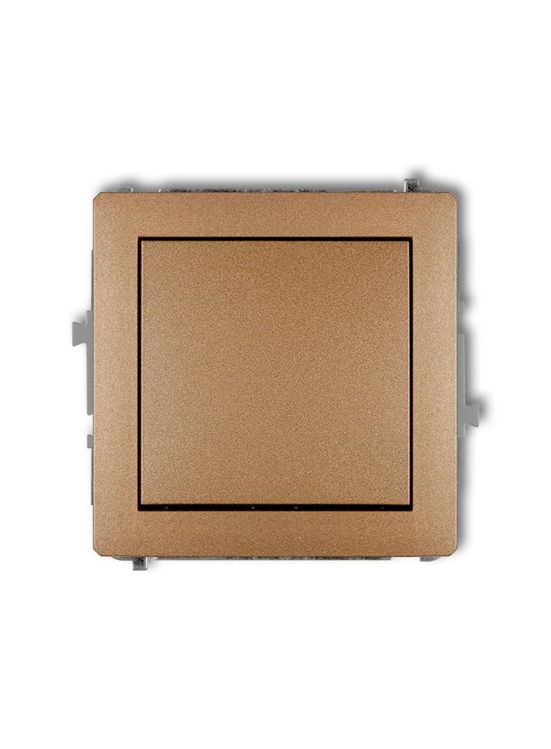 DECO Mechanizm łącznika jednobiegunowego złoty metalik