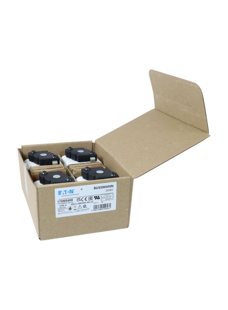 FUSE 1250A 600V 2BKN/65 AR UC Wkładka szybka 1250A AC 600V rozmiar 2 aR IEC UL 170M5468 EATON