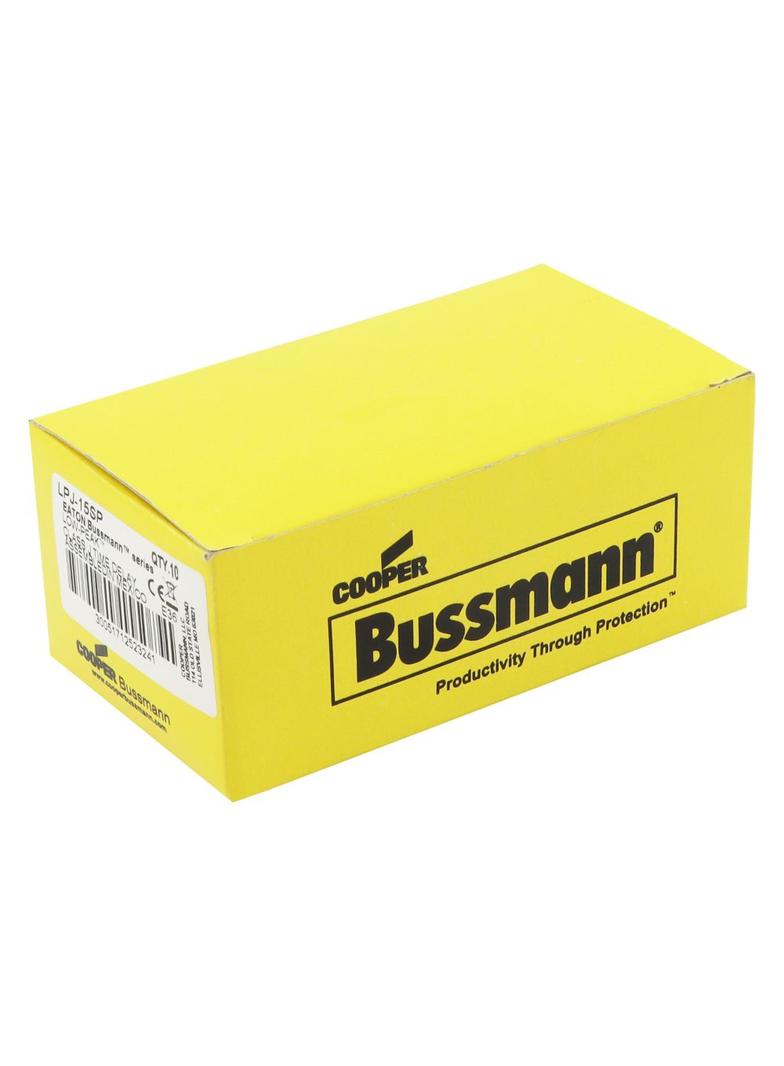 LOW-PEAK CLASS J T/D 15A 600VAC/300V Klasa J T/D LPJ-15SP EATON