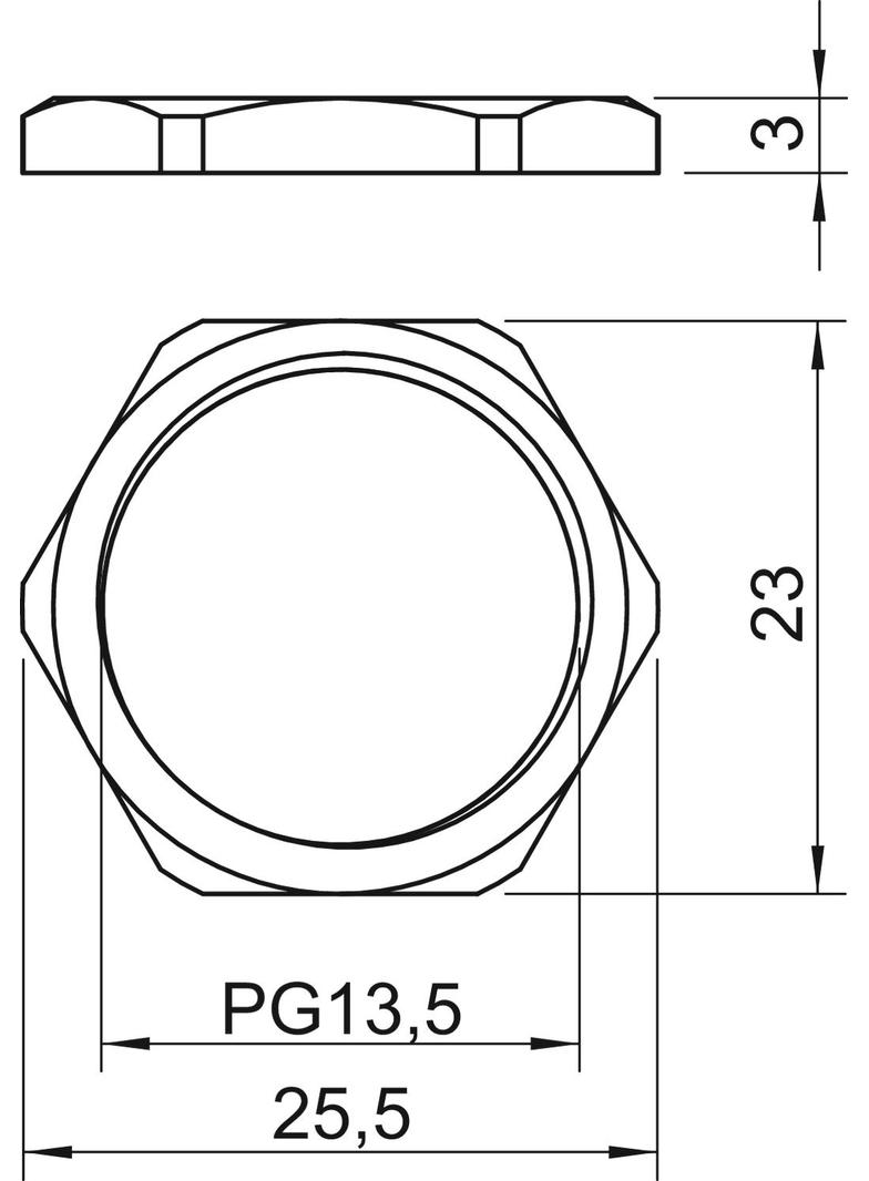 169/MS, PRZECIWNAKRĘTKA PG13,5 MS/NIKL.