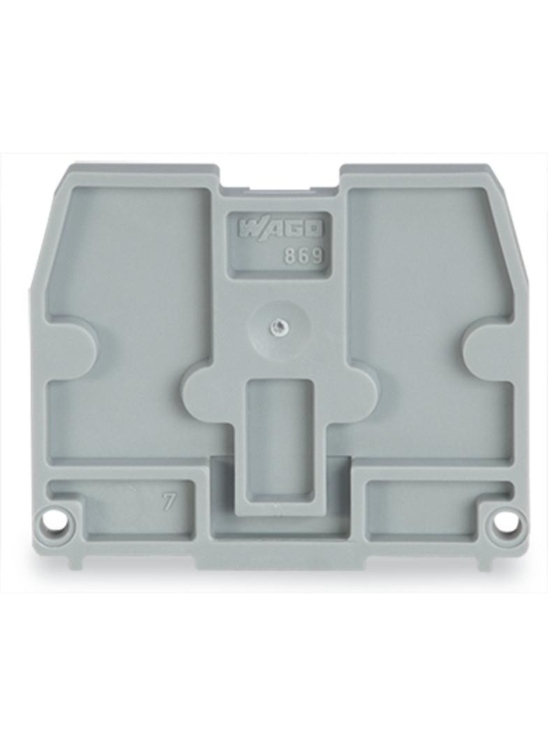 ścianka końcowa szara