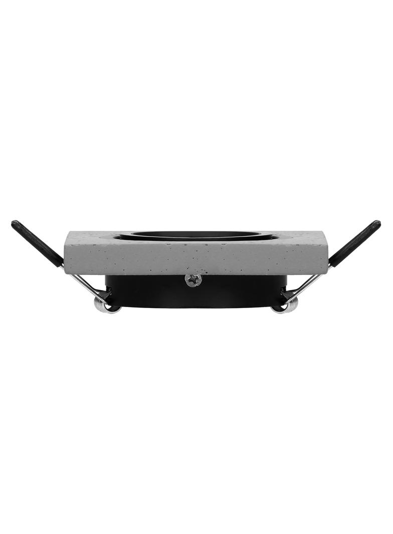 HALISI SM ramka dekoracyjna oprawy punktowej, MR16/GU10 max 50W, kwadrat, ruchoma, czarna AD-OD-6183 ORNO