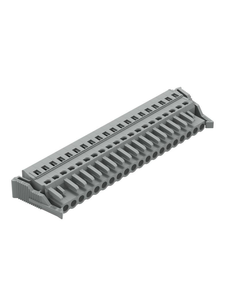 MCS-MIDI Classic gniazdo 20-bieg. szare raster 5 mm /10szt./ WAGO