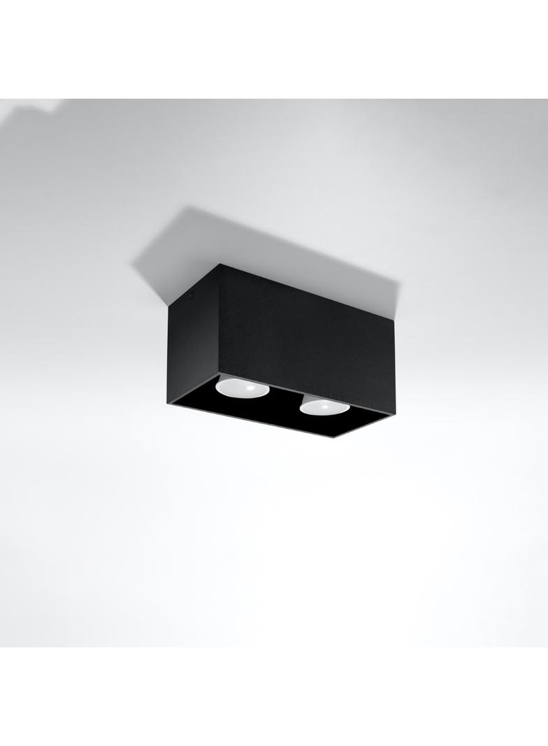 Sollux Plafon QUAD MAXI czarny SL.0381