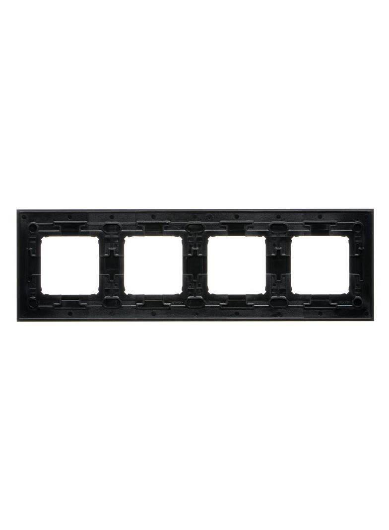 Simon 54 NATURE WMDZ-0140xS-083 Ramka 4-krotna Nature-Metal, INOX DARK, IP20/IP44. (IP44-należy zast DRN4/83 KONTAKT