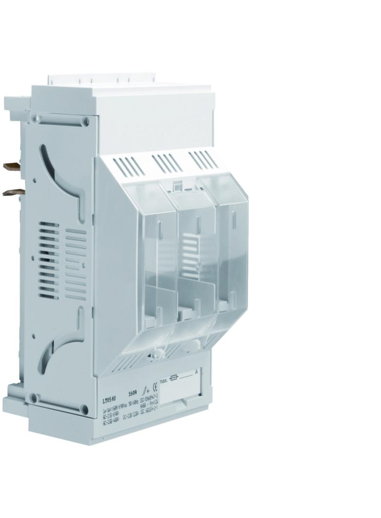 LT podstawa bezpiecz. NH00 3P 160A 690VAC szyny Cu 40mm zaciski klatkowe 95mm2 LT054U HAGER