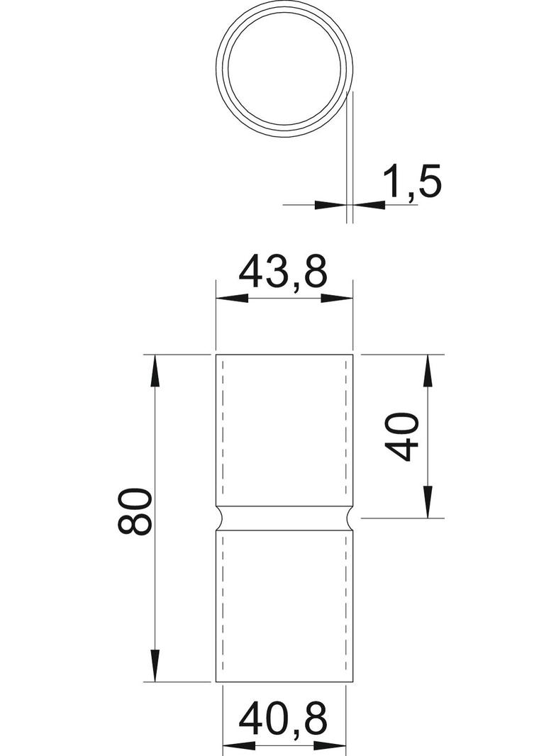 SV40 W G, Mufa rurowa