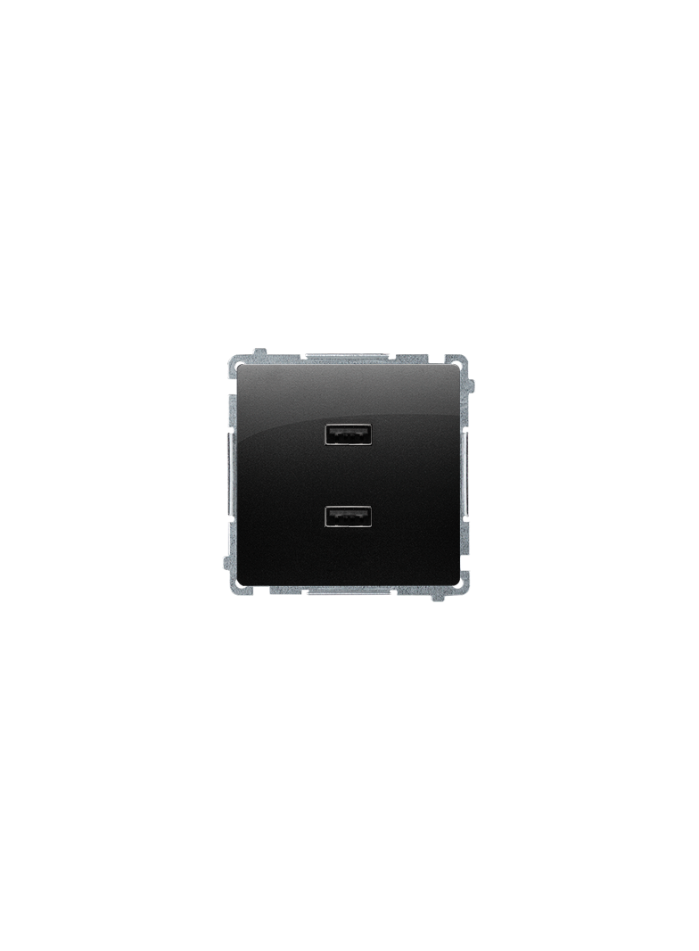 "Simon BASIC WB-MC2USBx-01-Y1Bx Ładowarka 2 x USB (moduł), 2.1 A, 5V DC, 230V