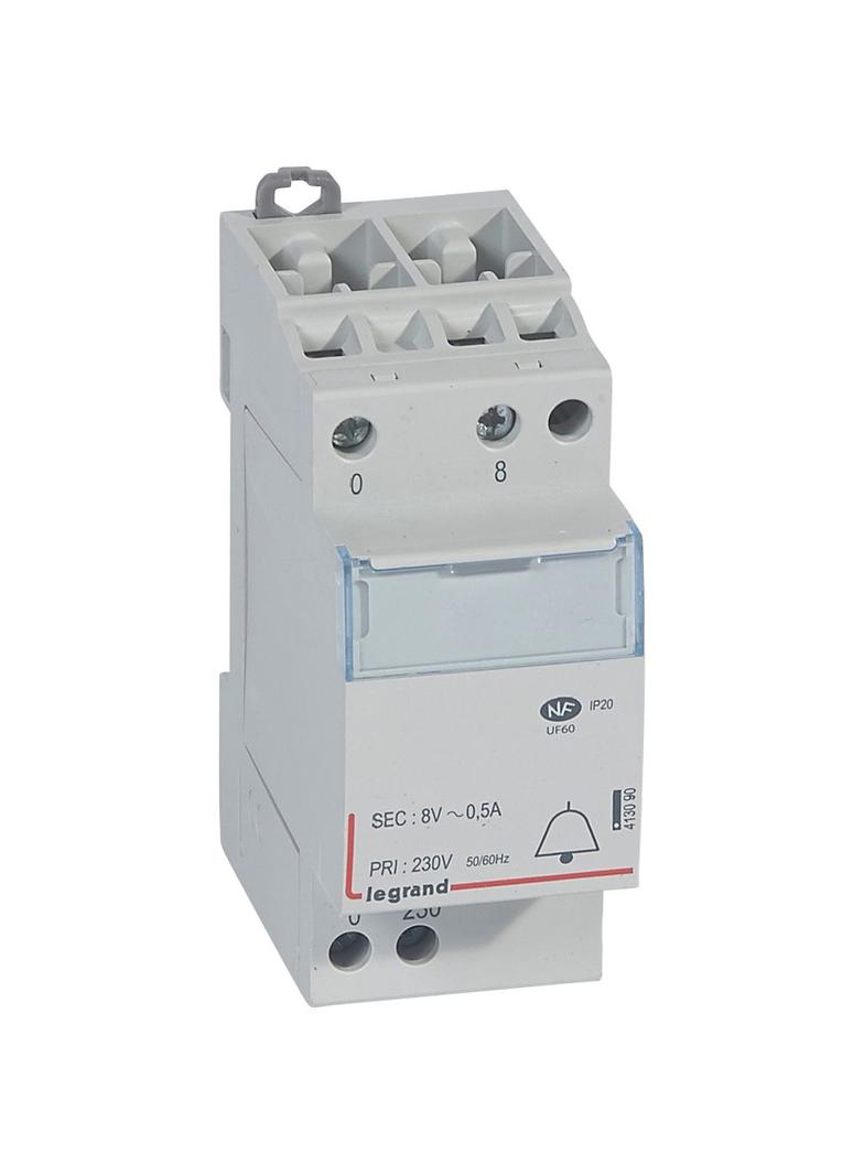 MODUŁOWY TRANSFORMATOR DZWONKOWY TR304 8V 4VA, Legrand