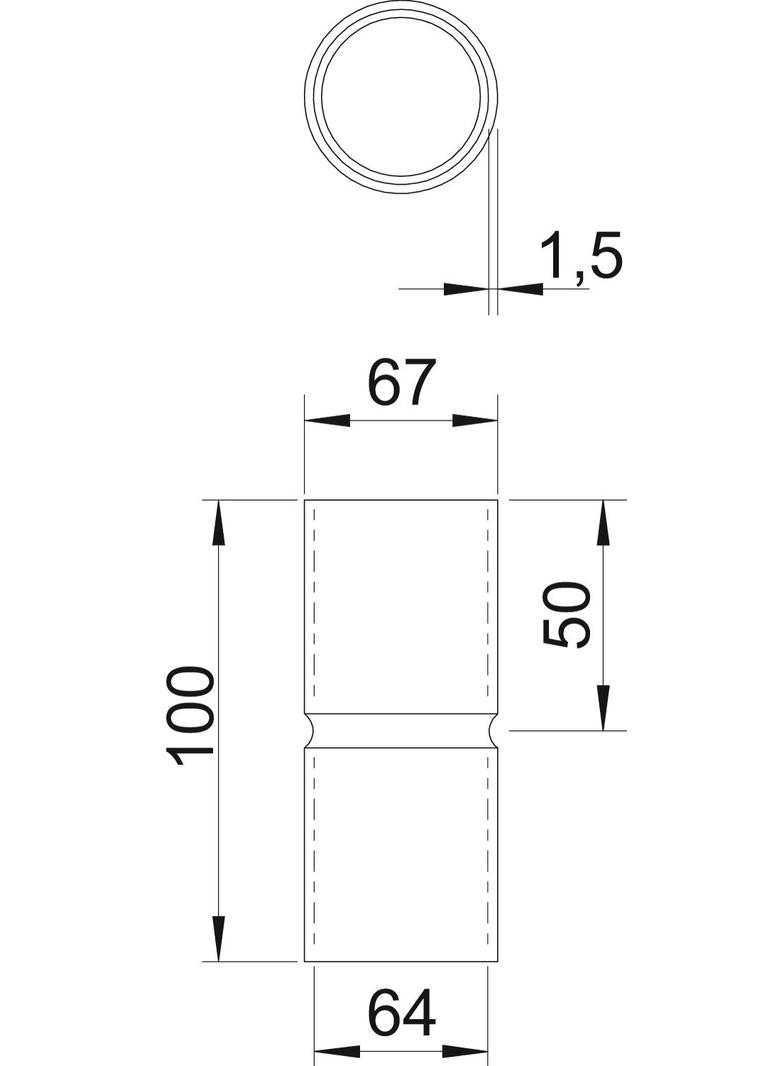 SV63 W G, Mufa rurowa