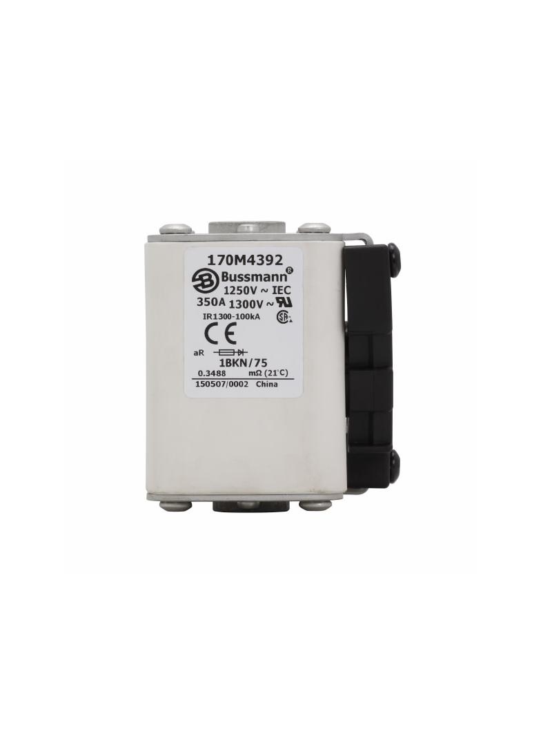 FUSE 350A 1250V 1BKN/75 AR CU Wkładka szybka 350A AC 1250V rozmiar 1 53x69x74 mm aR IEC UL 170M4392