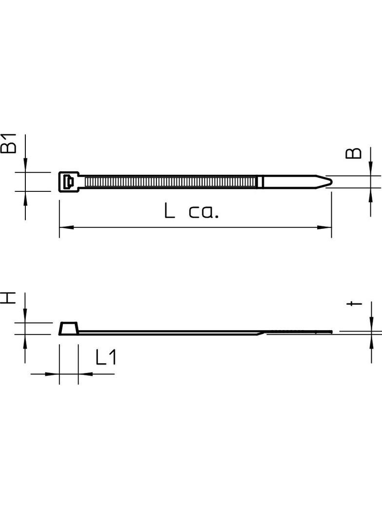 565 4.8x160 SWUV Opaska kablowa