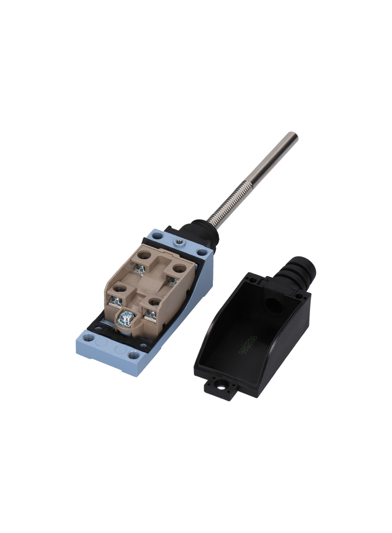 ŁĄCZNIK KRAŃCOWY (METAL / TWORZYWO) DZWIGNIA SPRĘŻYNOWA