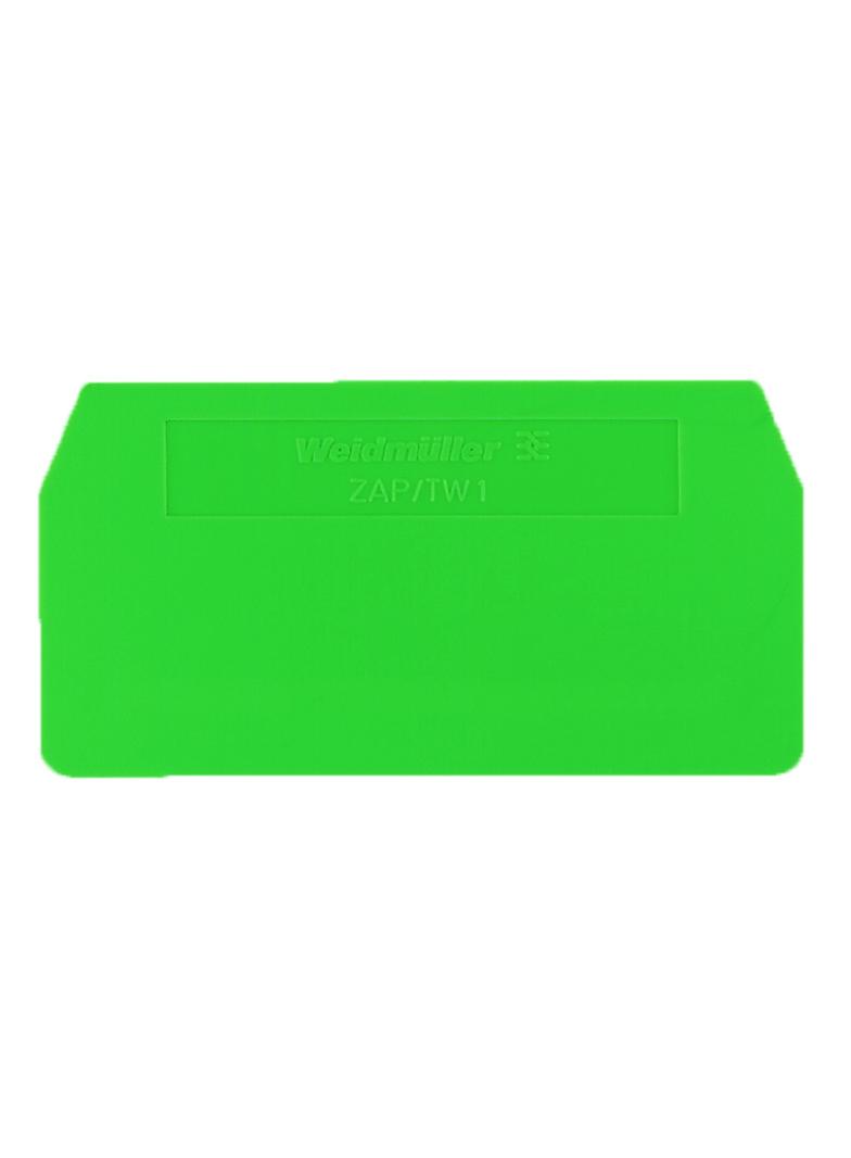 ZAP/TW 1 GN Płyta separacyjna (terminal), Płyta zamykająca i pośrednia, 59.5 mm x 30.5 mm, zielony /50szt./ 1683680000 WEIDMÜLLER