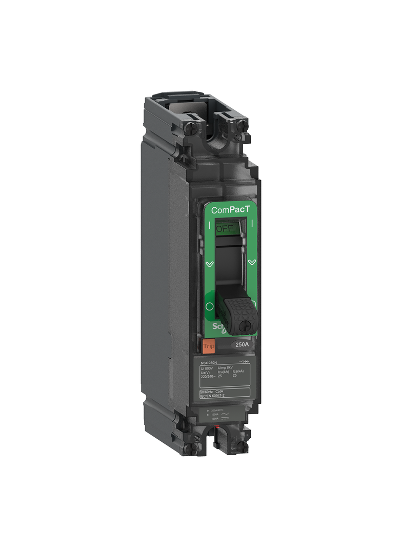Wyłącznik mocy ComPacT NSX NSX100N AC/DC TM50D 1P1D 25kA C10N1TM050 Schneider