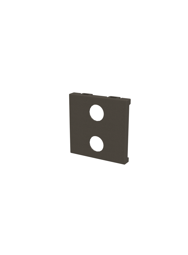 POKRYWA PRZYCISKU 1/2 KNX -KNX-ANTRACYT