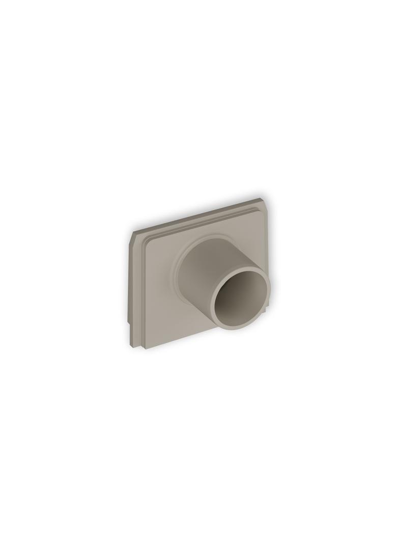 Zaślepka z wypustem fi 18 mm do puszki natynkowej pojedynczej PUK-1 / PUZ-1 taupe