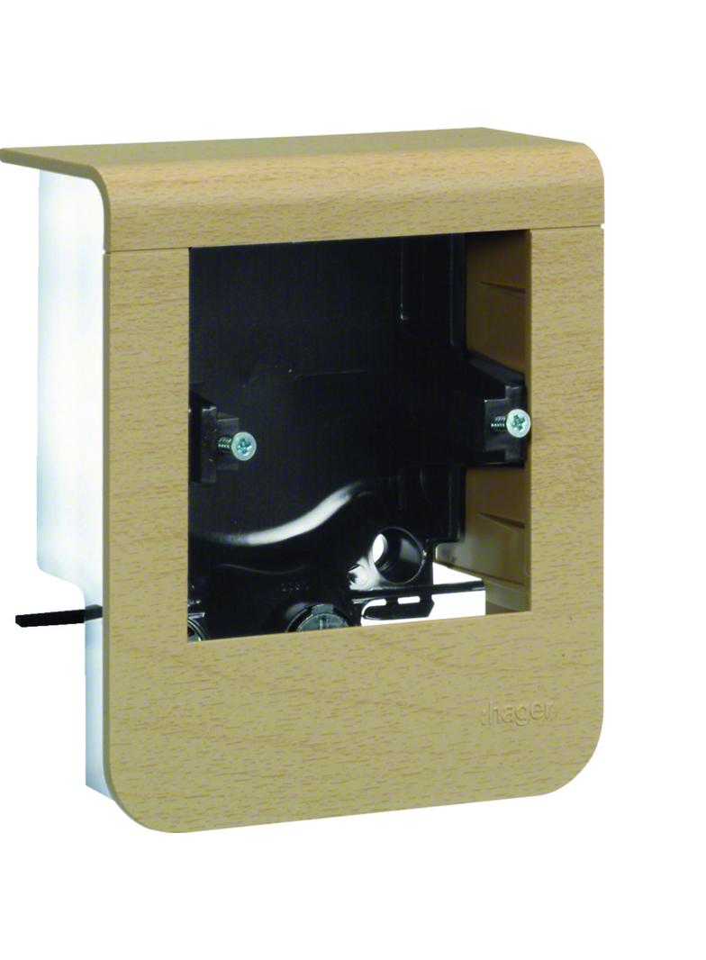 tehalit.SL Pusty nośnik urządzeń 20x55 fi60 klon SL20055901D3 HAGER