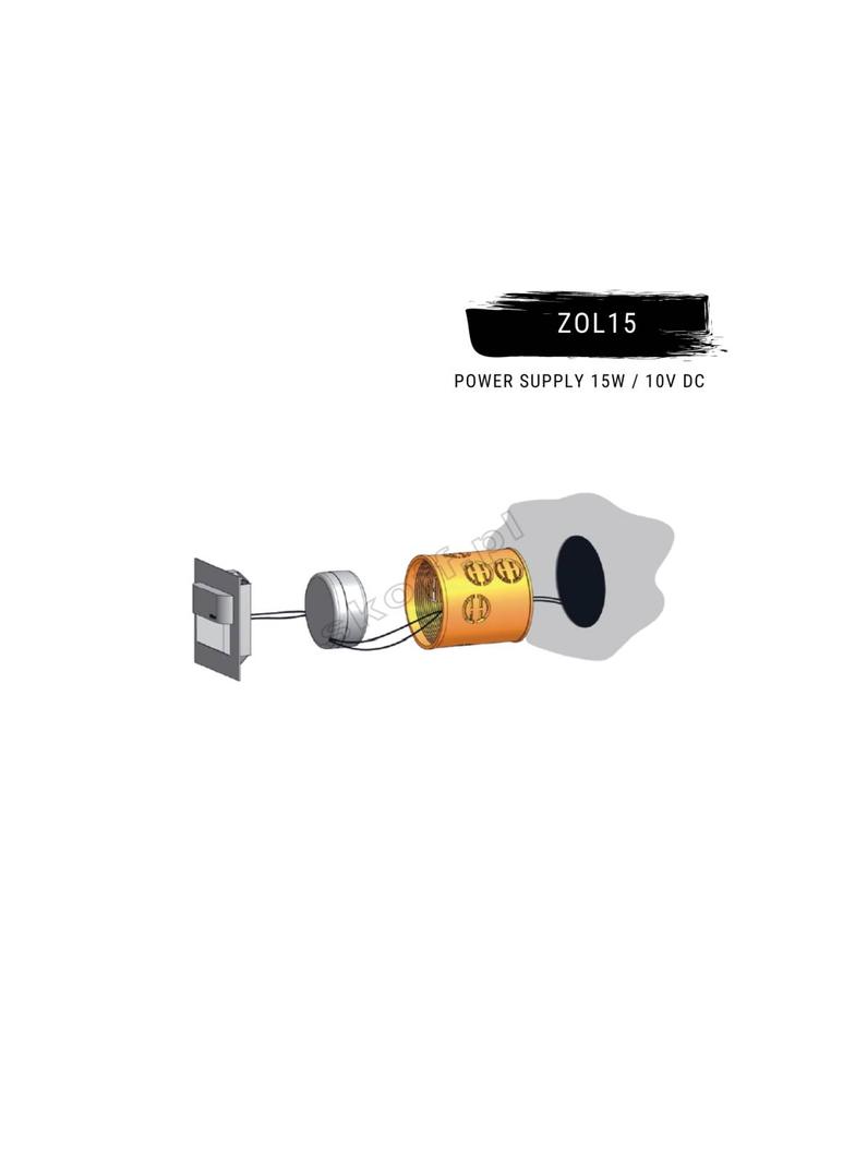 Zasilacz typ ZOL15-10 | 100 - 240 V AC / 10 V DC | 50 Hz | 1,5 A | 15 W | IP 20