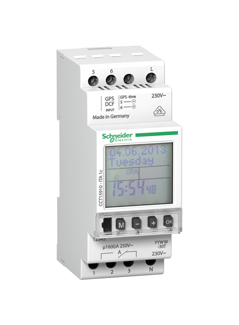 Cyfrowy łącznik czasowy Acti9, z programami 24h, 7 dni i 1 rok ITA1C i ITA4C