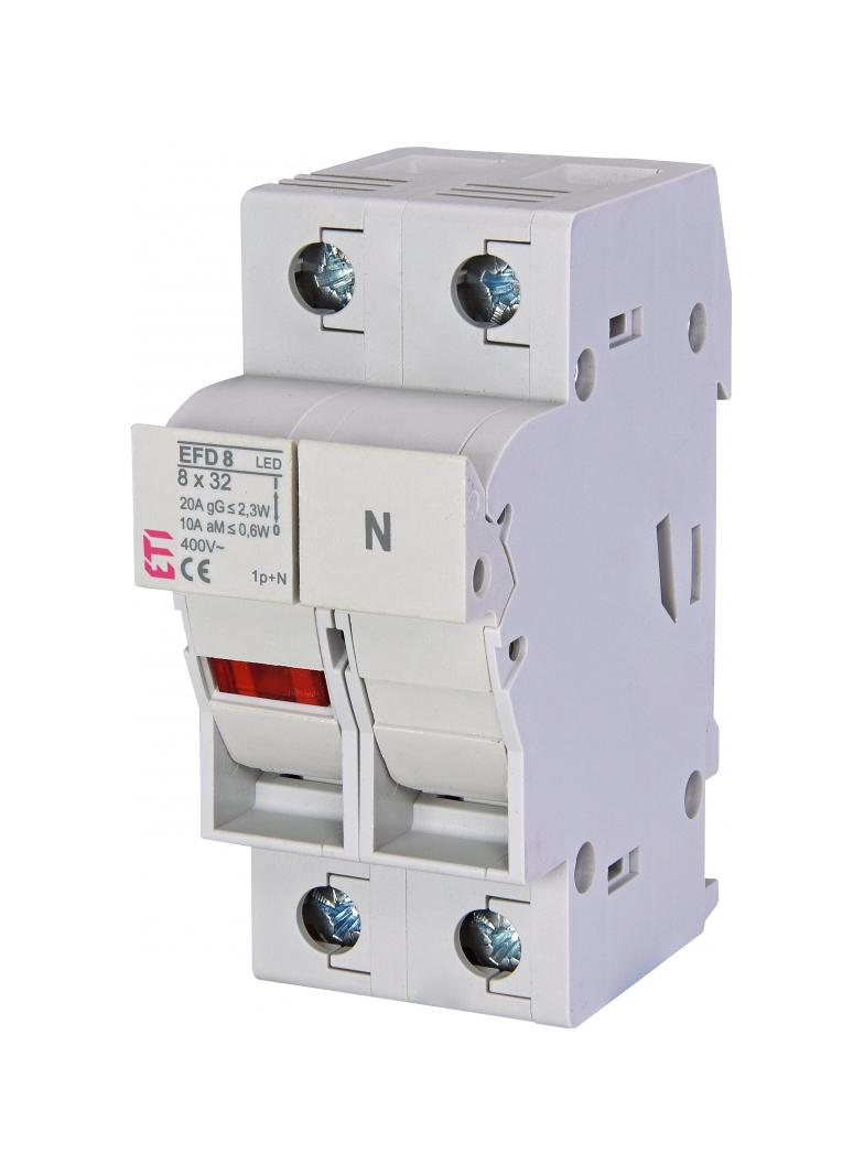 Rozłącznik bezpiecznikowy EFD 8 1P+N LED 002520012 ETI