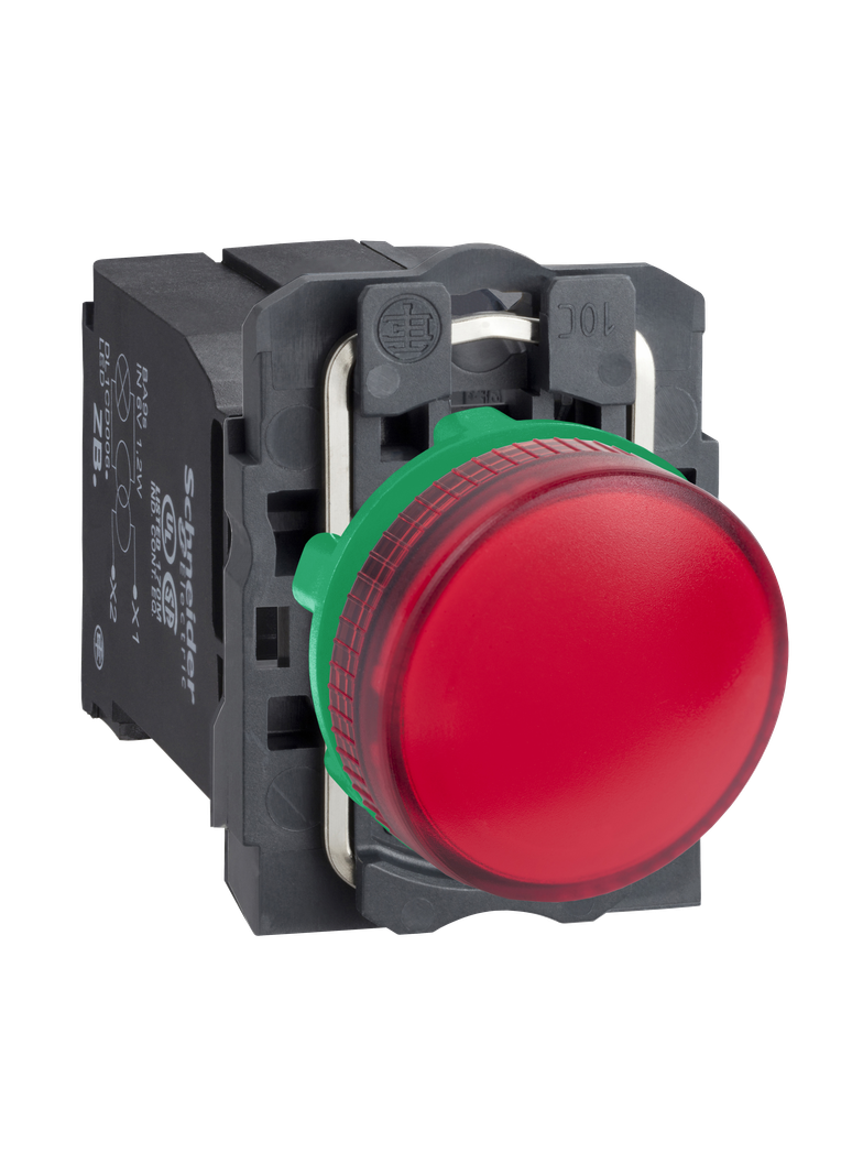 Harmony XB5 Lampka sygnalizacyjna czerwona żarówka 220/240V plastikowa typowa