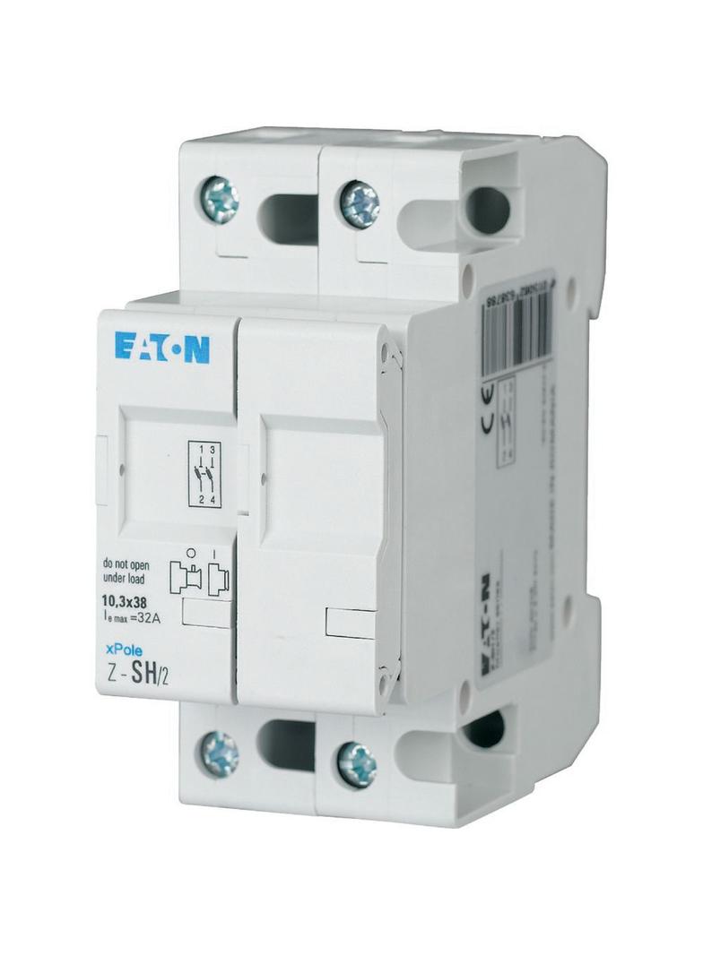 Z-SH/2 Rozłącznik bezpiecznikowy cylindryczny 10x38mm 2P 263878 EATON