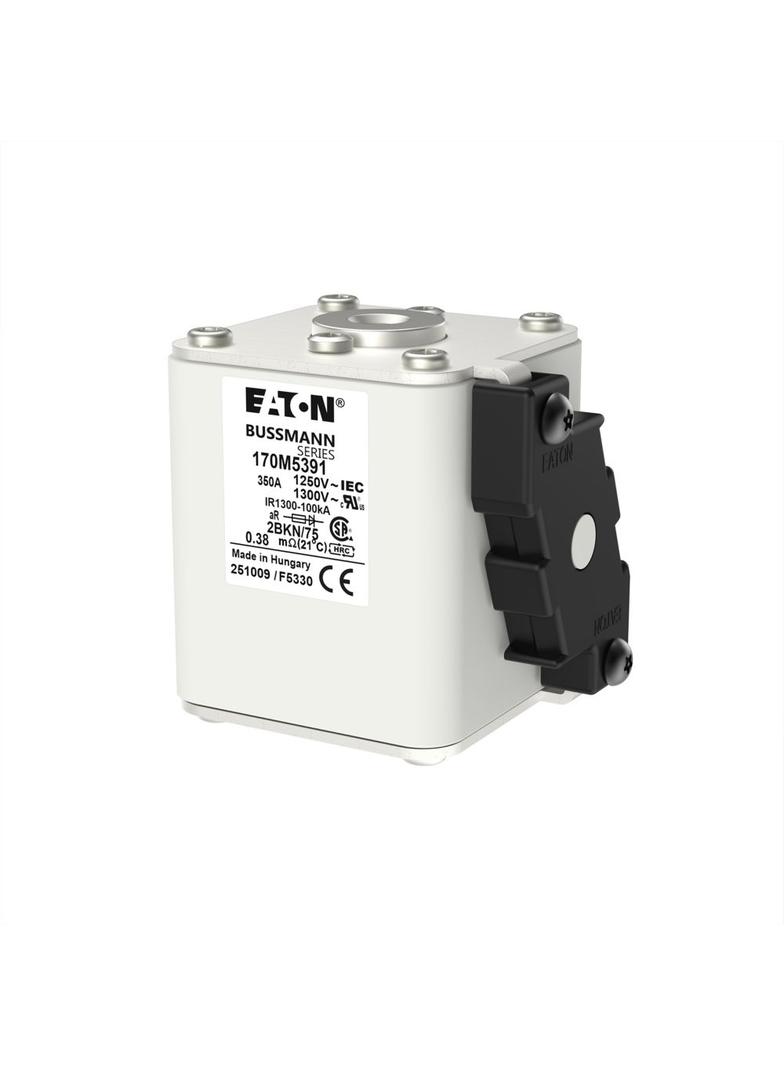 FUSE 350A 1250V 2BKN/75 AR CU Wkładka szybka 350A AC 1250V rozmiar 2 61x75x77 mm aR IEC UL 170M5391