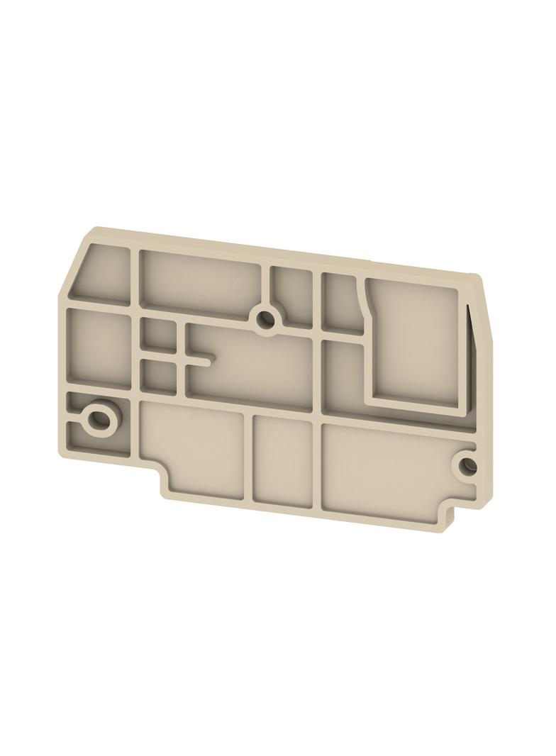 ZAP/TW ZT4/2AN Płyta separacyjna (terminal), Płyta zamykająca i pośrednia, 57.55 mm x 34.65 mm, Ciemnobeżowy /50szt./ 1855220000 WEIDMÜLLER