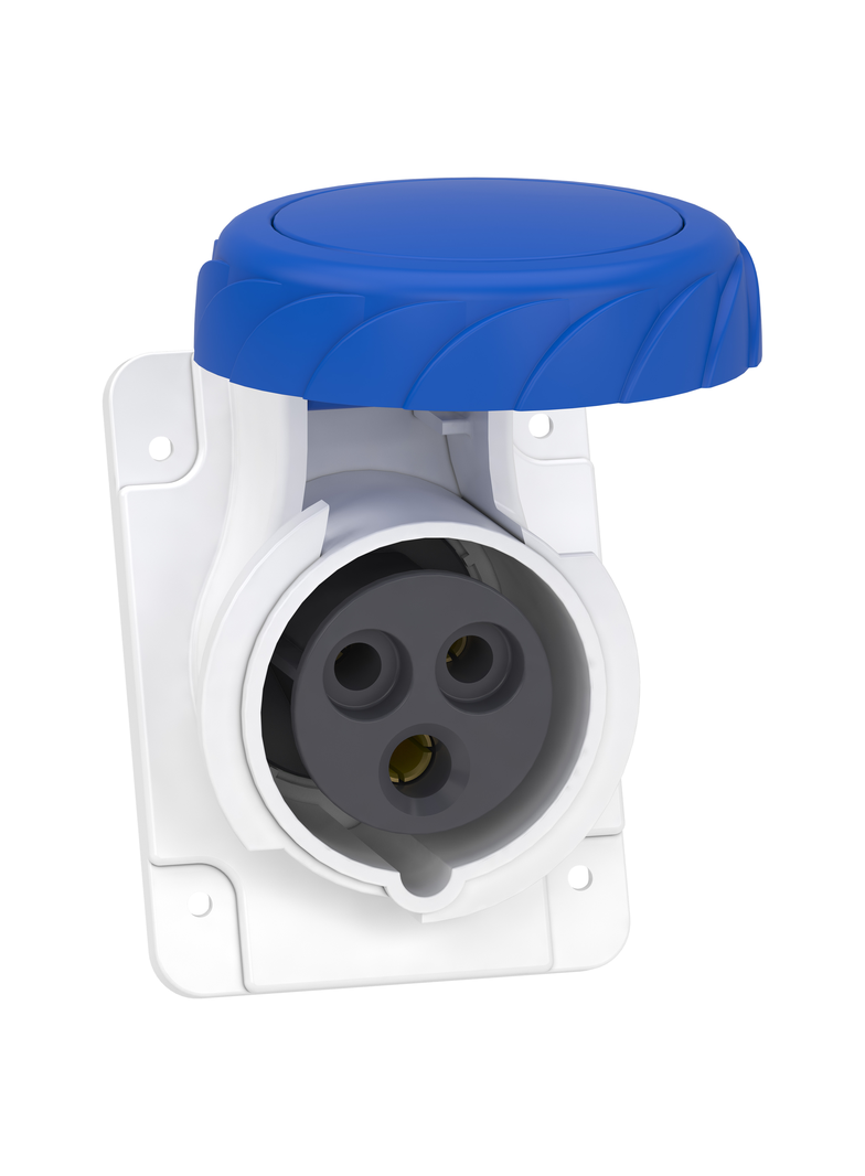 Gniazdo Pratika 16A 2P-E 200-250V IP67 50-60Hz PKY16F723