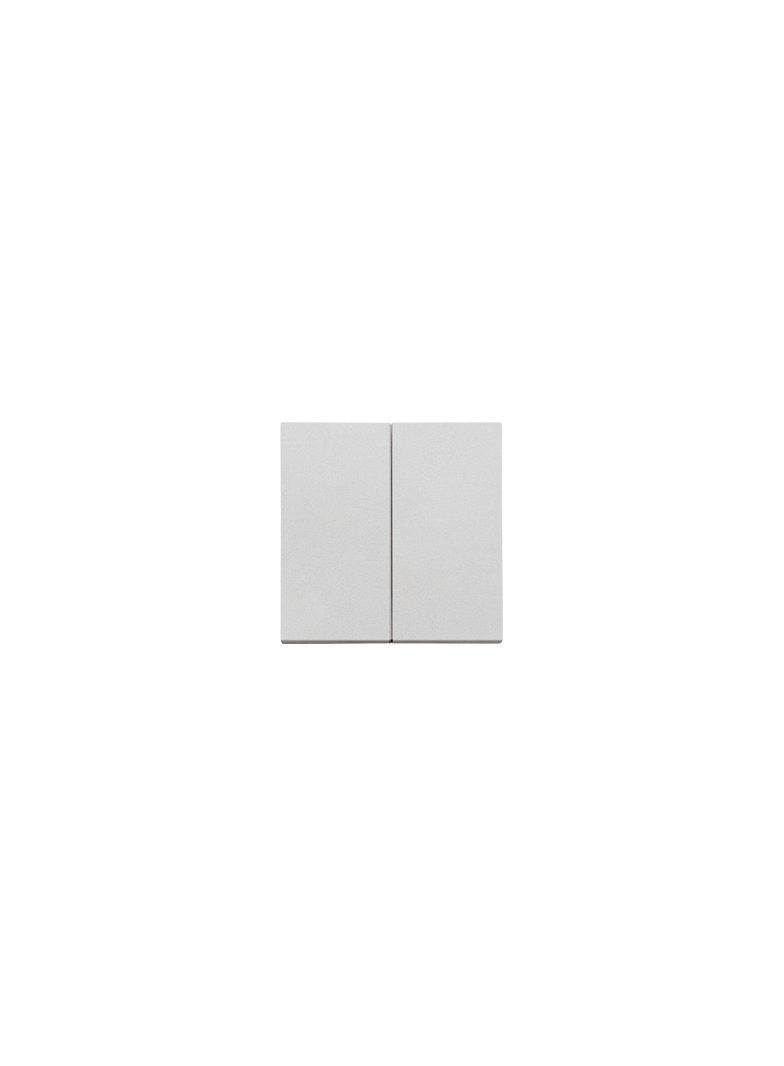 Simon 55 Klawisz podwójny do: SW6/2WM SW7/2M Aluminium mat TKW6/2/X/143 KONTAKT