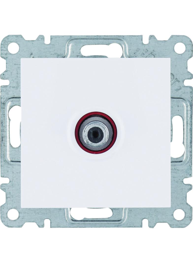 lumina Gniazdo pojedyncze SAT dla instalacji indywidualnych biały WL3230 HAGER