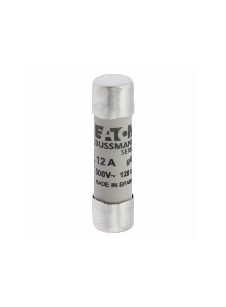 CYLINDRICAL FUSE 10 x 38 12A GG 500V AC Wkładka cylindryczna 10 x 38mm 12A GG 500V AC C10G12 EATON