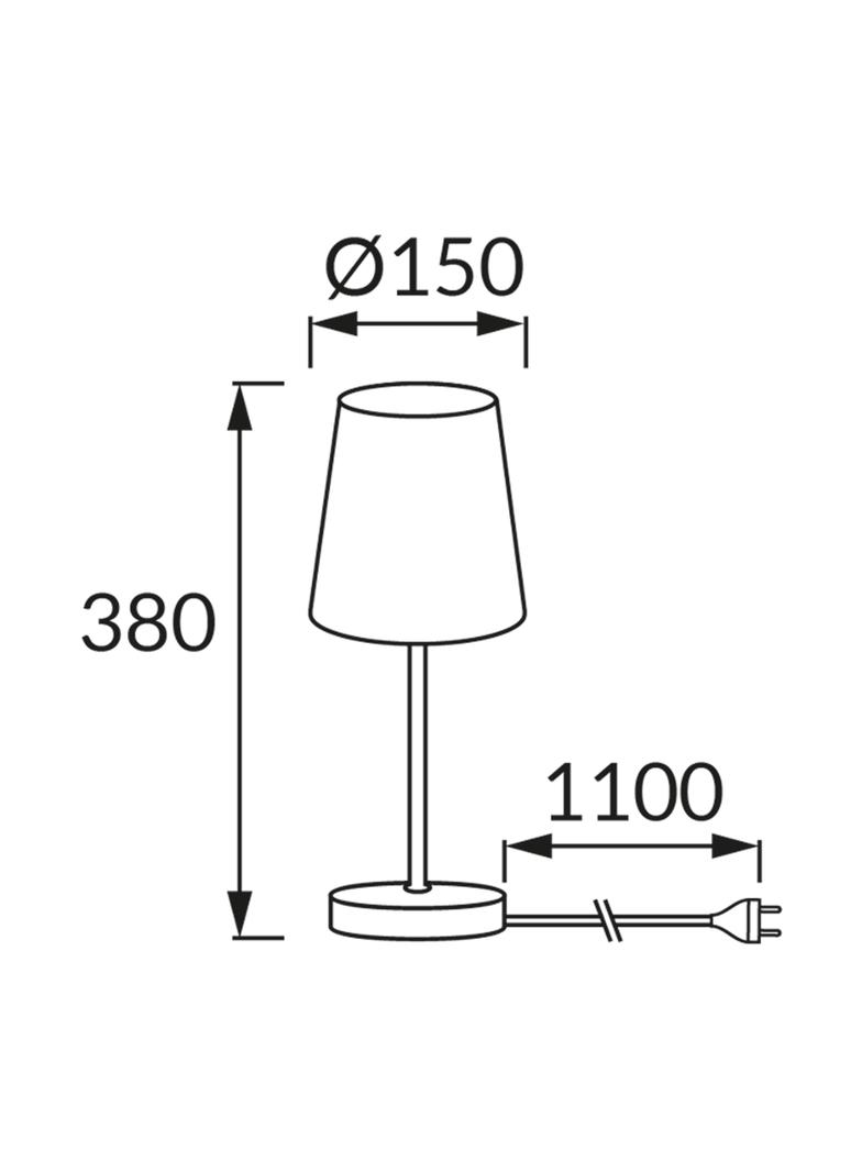Lampka stołowa FATIMA E14 BLACK