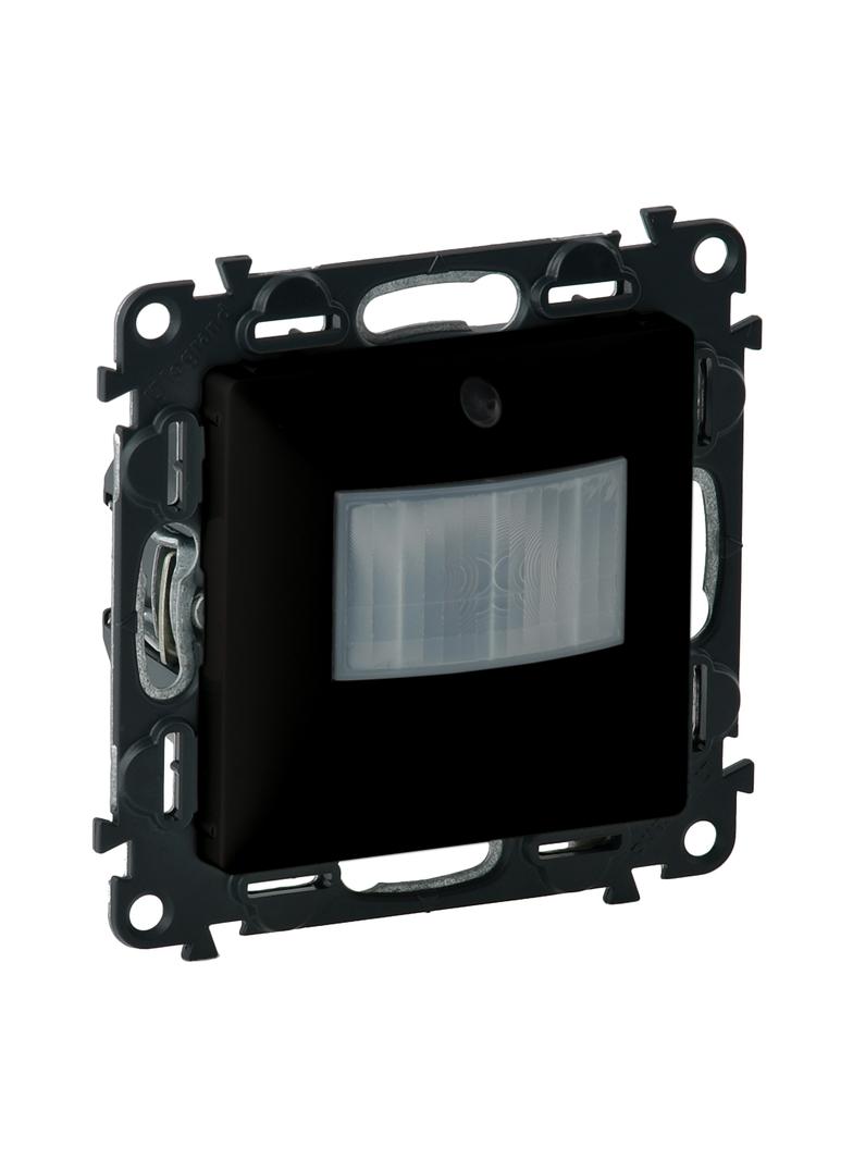 VALENA LIFE -  ŁĄCZNIK AUTOMATYCZNY Z ZACISKIEM NEUTRALNYM CZARNY 230 V~