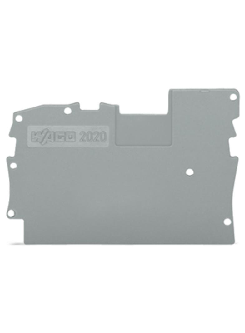 ścianka końcowa szara