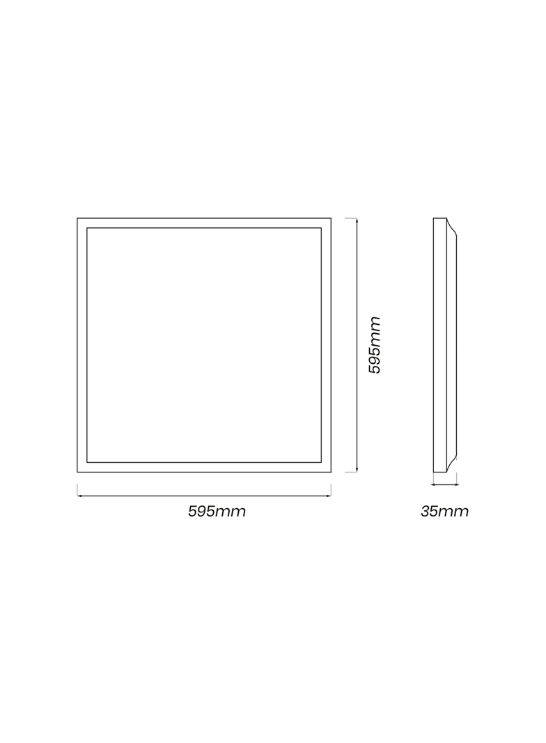Panel 60x60 LED 40W 4000K 4300LM