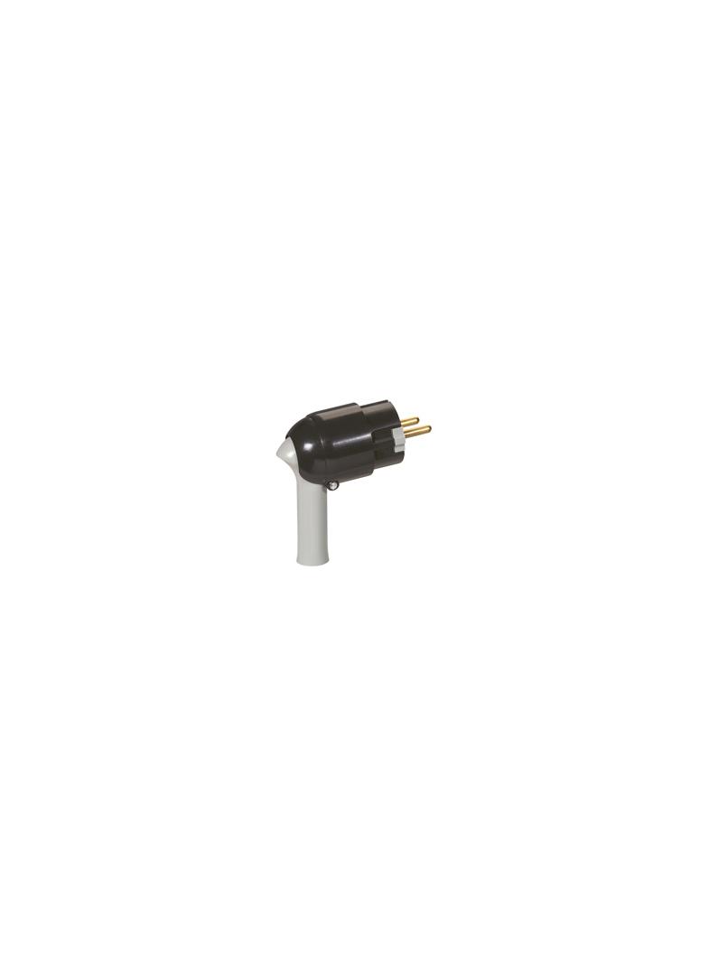 Wtyczka 2P+Z 16A Plastikowa Czarna Z Dźwignią Helmo 050176 LEGRAND